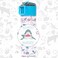 Eazy Kids Tritan Water Bottle w / Snack Box, Shark - Blue, 450ml