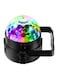 Generic LED Mini Crystal Disco Ball Light Black 8.3X9Centimeter