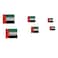 Ahlan United Arab Emirates Flag Set Small Medium Large 6 PCS