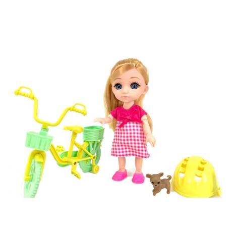 Sweet Annie 6 Doll With Bicycle 2 Assorted
