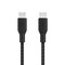 BELKIN Boost Charge USB-C to USB-C Braided Cable 3 Meter - Black