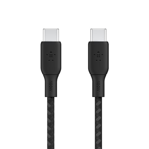 BELKIN Boost Charge USB-C to USB-C Braided Cable 3 Meter - Black
