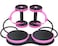 Sky Land Unisex Child Multi-Function Adjustable Abdominal Wheel - Purple, L 43.5 X W 15 X H 19 Cm