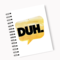 A4  Spiral Notebook Hello Hard Cover Notebook with Premium High Quality Paper