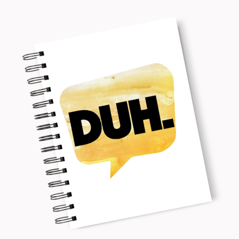 A4  Spiral Notebook Hello Hard Cover Notebook with Premium High Quality Paper