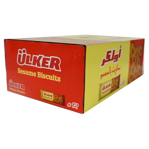 Ulker Sesame Biscuits 62g Pack of 12