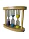 Wooden Hourglass Sand Clock Timer Hourglass,Hand-Blown Sand Timer Wooden Hourglass Sand Clock Timer For Home Decoration Office Classroom