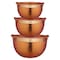 Winsor Multi-Purpose Bowl Copper 3 PCS