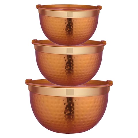 Winsor Multi-Purpose Bowl Copper 3 PCS