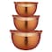 Winsor Multi-Purpose Bowl Copper 3 PCS