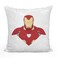 Loud Universe - Jarvis White Sequin Throw Pillow with Stuffing Iron Man Minimal Iron Man Fun Home Decor Pillow