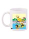The Simpsons Printed Mug White/Yellow/Black Standard Size