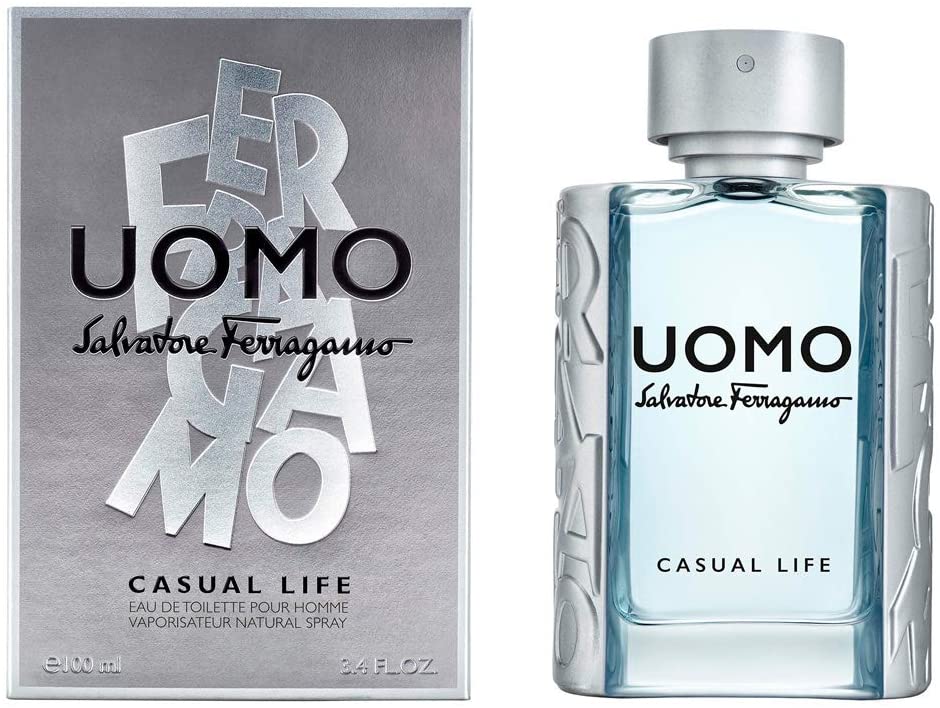 Salvatore Ferragamo Uomo Casual Life - Perfume For Men&#39;s Eau De Toilette 100 ml