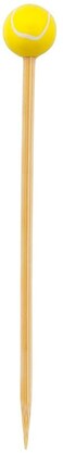 Restaurantware Tennis Picks, Tennis Ball Skewers - Tennis Themed Catering And Party Supplies - 4" - 1000Ct Box