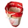 Biggdesign Anemoss Jute Bag For Women, Beach and Pool Jute Drawstring Bucket Bag for Summer, Lightweight and Natural Crossbody Jute Shoulder Bag with Front Pocket, Red