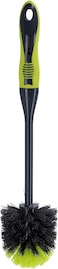 Royalford Toilet Brush With Holder - Easy Storage With Comfortable Handle - Compact Round Design - Clears Clogged Toilets And Drains - Ideal For Home &amp; Office Use