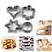 Generic 20-Piece Cookie Cutter Mix Shapes