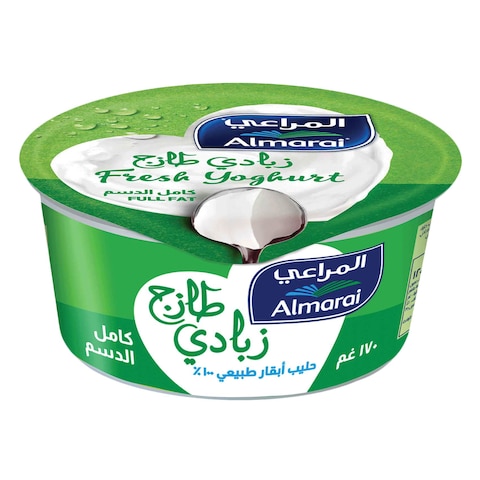 Almarai Plain Full Fat Yogurt 170g