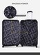 Parajohn 3-Piece Hard Side ABS Luggage Trolley Set 20/24/28 Inch, Black