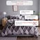 Luna Home King size 6 pieces bedding set, rhombs design.