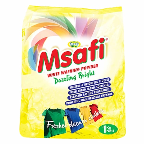 Msafi Detergent Dazzling Bright 1Kg