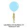Creative Converting Baby Shower Decor Boy Latex Balloon with Tassel- 36-Inch Size- Blue
