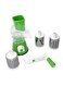 Generic Tabletop Drum Grater Green and White 1centimeter