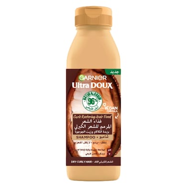 Garnier Ultra Doux Curls Restoring Hair Food Shampoo For Dry Curly Hair White 350ml
