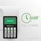 Energizer Recharge MAXI Charger  with 4 AA Rechargeable Batteries