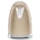 Smeg 50's Style Electric Kettle KLF03CHMUK, 3000 W, 1.7 L, Champagne, Stainless Steel, Glossy Finish