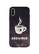 Theodor - Protective Case Cover For Apple iPhone XS Coffee Recharge
