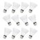 Lavish 12Pcs White Badminton Plastic Shuttlecocks