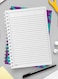 Lowha Spiral Notebook With 60 Sheets And Hard Paper Covers With Seamless Design, For Jotting Notes And Reminders, For Work, University, School