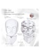 LED Face Mask Light Therapy - 7 Color Photon Blue & Red Light for Skin Rejuvenation, Anti-Aging, Acne Treatment, Home Skin Care Mask for Face and Neck