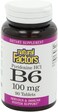 Natural Factors Vitamin B6 Pyridoxine 100 mg 90 Tablets
