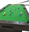 Simbashoppingmea - 8 FT Modern Billiard Table Green with Container Benches &ndash; Leonida