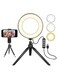 Generic - LED Photography Ring Light Kit 6inch Multicolour