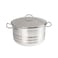 Korkmaz Mega Stainless Steel Casserole Silver 15L