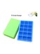 Generic 15 Grid Silicone Ice Cube Tray Blue 11.5X3.5X18.5cm