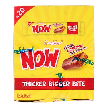 Candyland Now Fudge &amp; Caramel Filled Chocolate 12 pcs