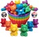 Kids Korner Jumbo Counting Bears Matching Game, Montessori Fine Motor Learning Toys For 2 Year Olds With Stacking Cups, 60 Preschool Math Manipulatives