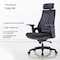 Karnak Office Chair Ergonomic Desk Office Chair With Footrest, Mesh Design High Back Computer Chair, Adjustable Headrest And Lumbar Support, Black