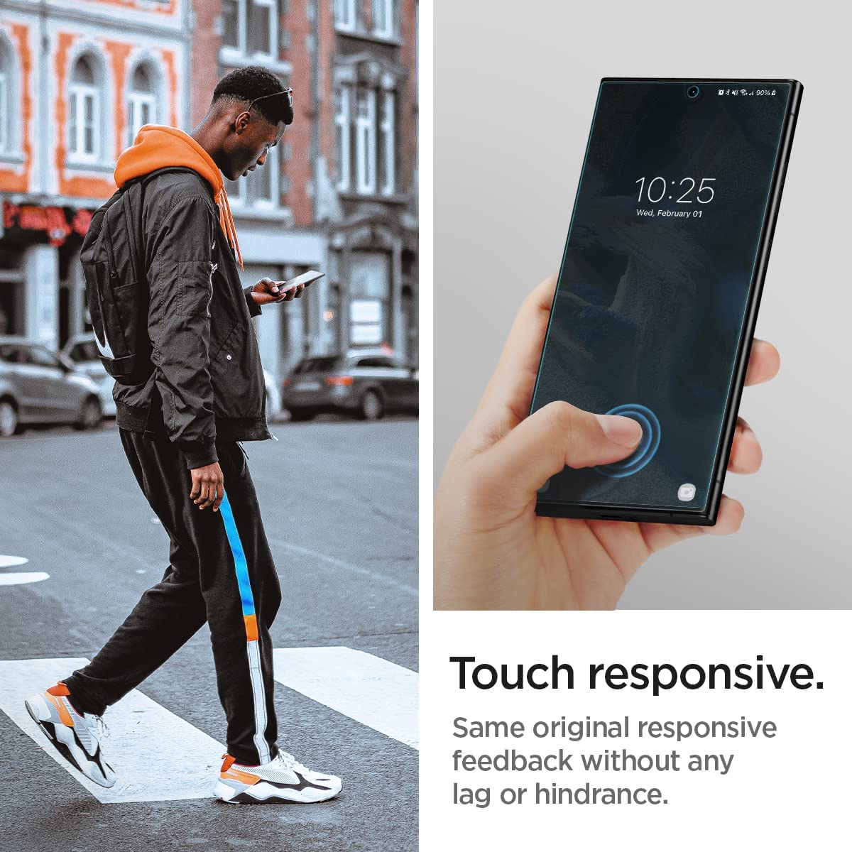 Spigen Neo Flex Optical [2 Pack] designed for Samsung Galaxy S23 ULTRA Screen Protector (2023) Case Friendly Flexible Film - 2 PACK
