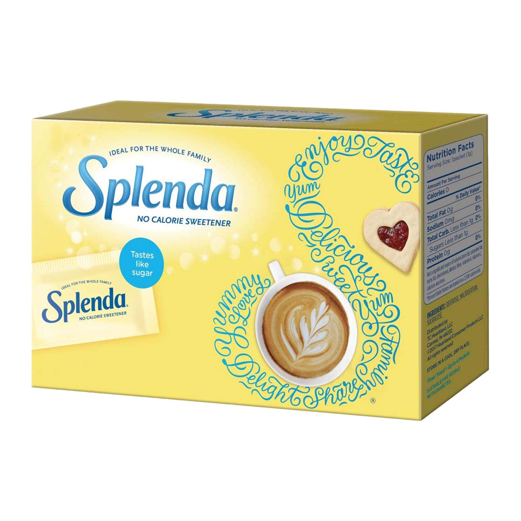 Buy Splenda No Calorie Sweetener Packets 50g Online | Carrefour KSA