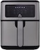 Evvoli Air Fryer 5.5 Liters, Digital Control Panel Display, 8 Preset Programs With Built-In Preheat function, 1850W, Brush Stainless Steel &amp; Black, EVKA-AF5508D