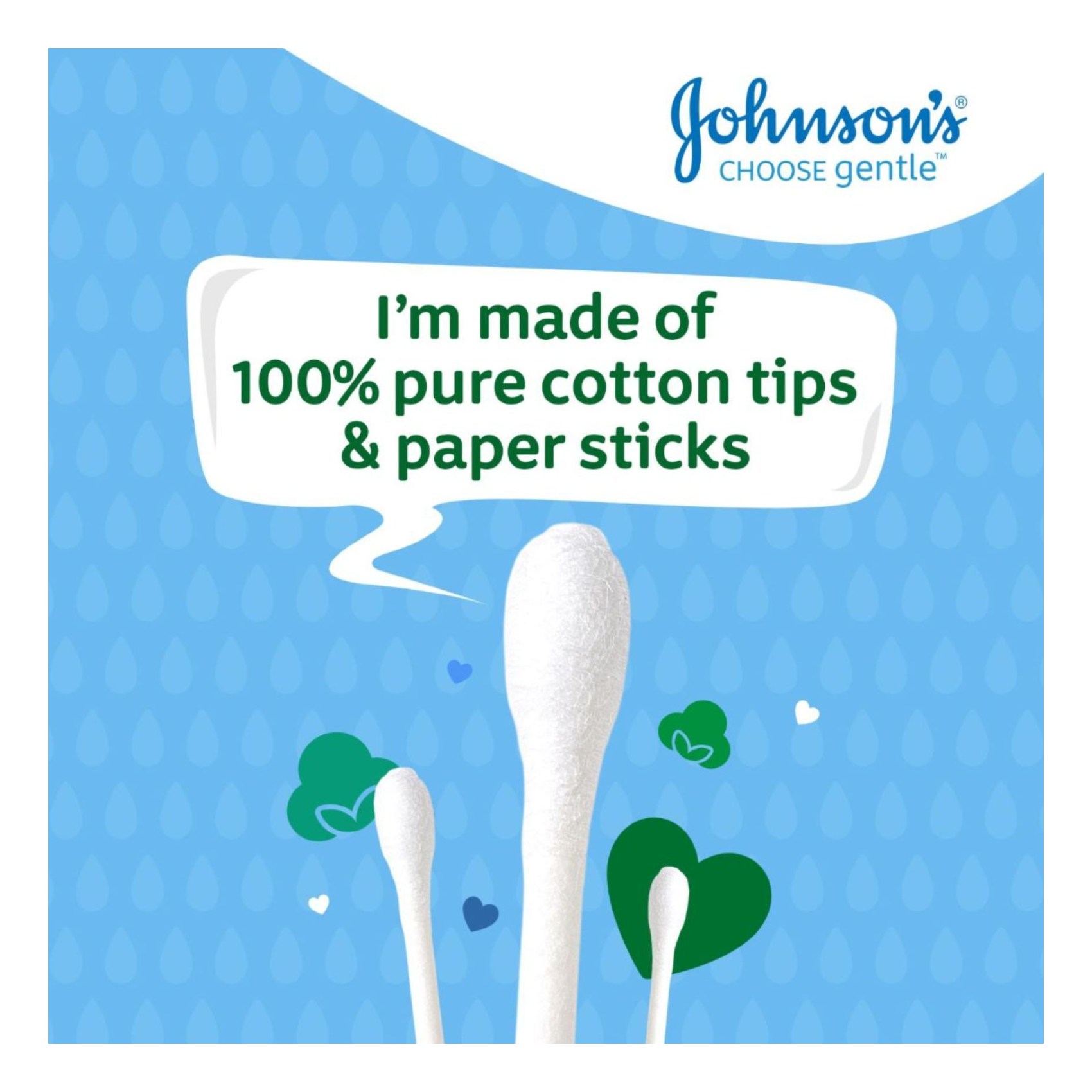 Johnson&#39;s Baby Pure Cotton Buds 100 Buds