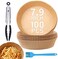 Generic Air Fryer Disposable Paper Liner - 100 Pcs Non-Stick Air Fryer Liners, Airfryer Parchment Paper With Brush And Cooking Tongs For Baking