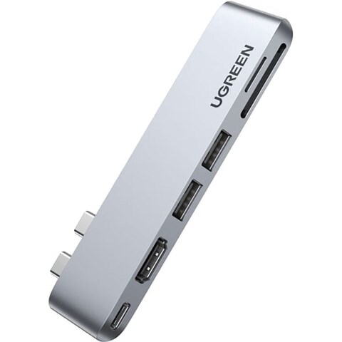 UGREEN Dual USB-C TO HDMI+2*USB 3.0 A+TF/SDUSB-C Female Converter Multifunction Adapter