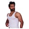Jill M1109 Sleeveless Undershirt for Men - Size 5 - White