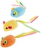 Duvo Plus Terry Mouse Cat Toy with Ribbon Tail 3-Pieces
